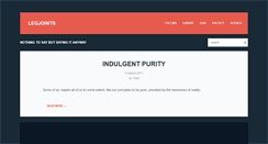 Desktop Screenshot of legjoints.com